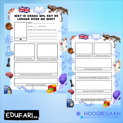 Wat ik wil dat de leraar over mij weet - Afbeelding 2
